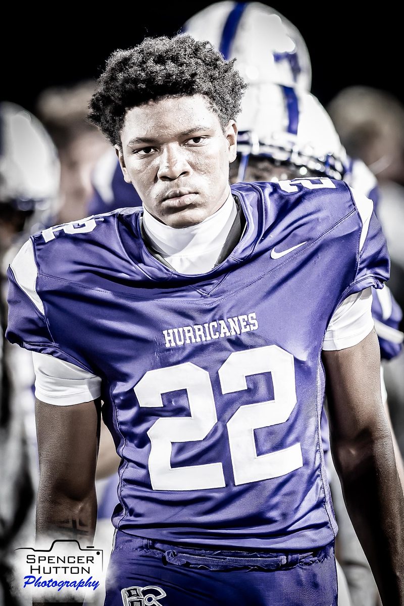 Jalon Abston on Senior Night at Klein Memorial Stadium